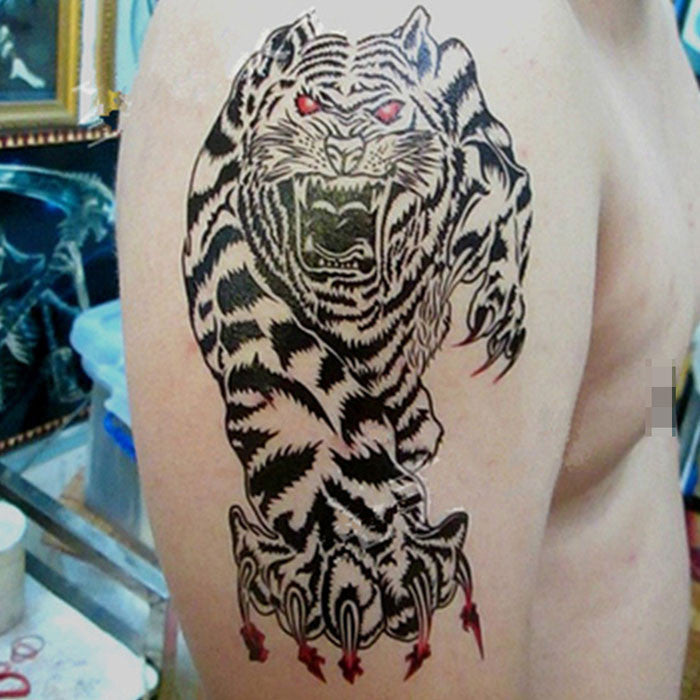 Free Black And White Tiger Tattoo, Download Free Black And White Tiger  Tattoo png images, Free ClipArts on Clipart Library